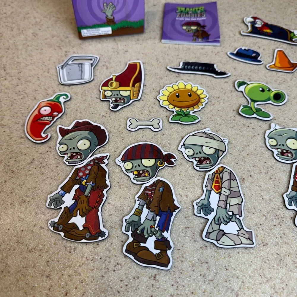 Plants vs Zombies Create Your Own Zombie Magnetic Kit Running Press Complete